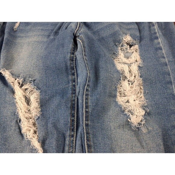 Wax Jeans Los Angeles Light Wash Distressed Size 7/28 - Picture 7 of 16